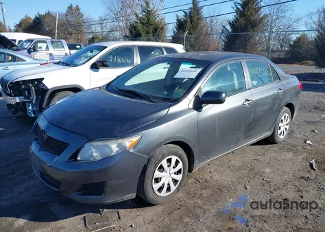 2010 Toyota Corolla Le from USA, damaged, VIN 1NXBU4EE3AZ384824